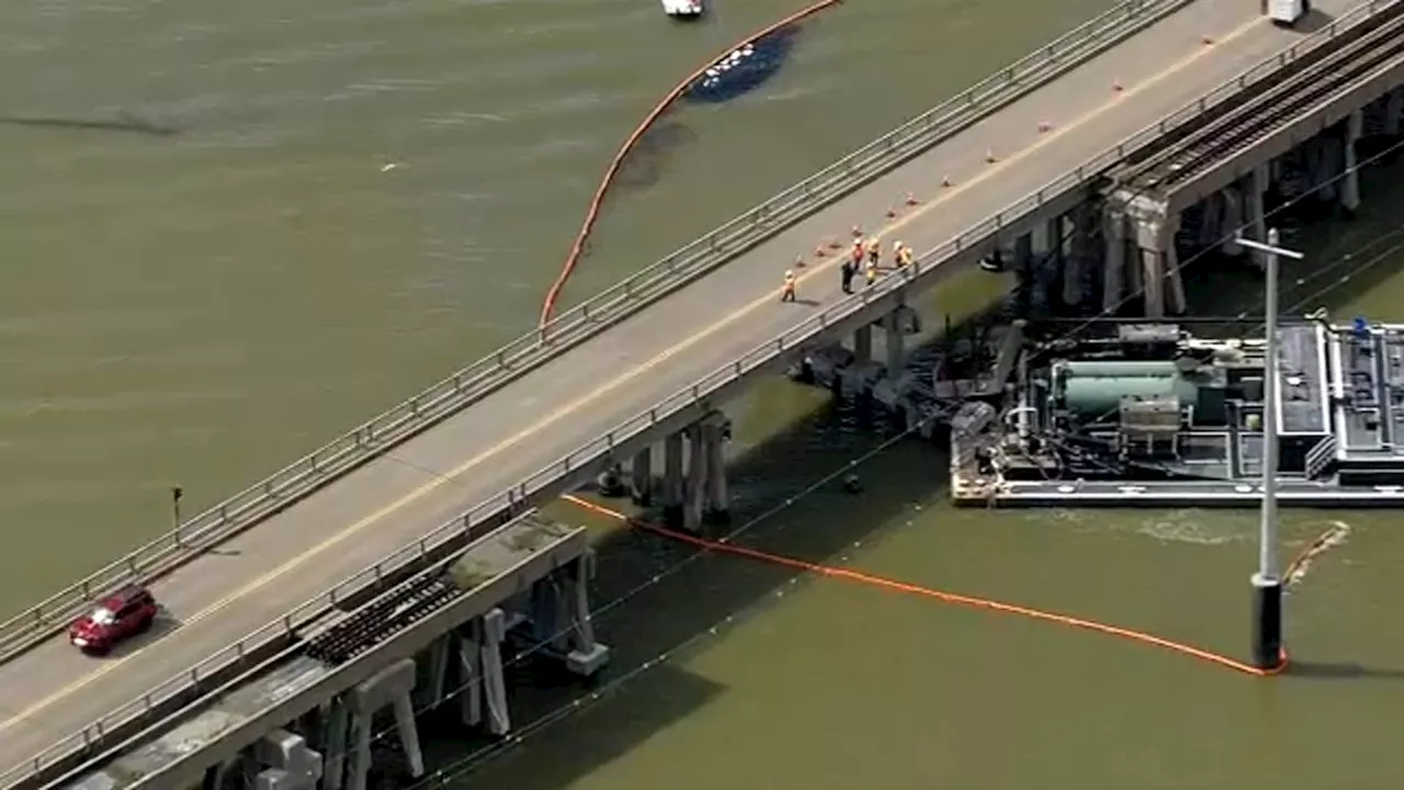 Pelican Island Causeway repairs to start this weekend after barge crash that damaged bridge