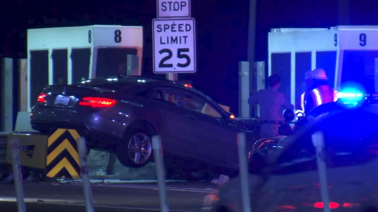 Solo crash at Bay Bridge Toll Plaza brings up questions about planned removal of toll booths