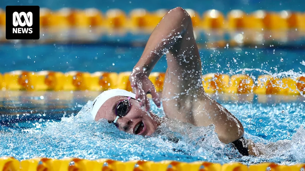 Ariarne Titmus narrowly misses world record to book place in Paris 2024 at Australian Olympic Swimming Trials