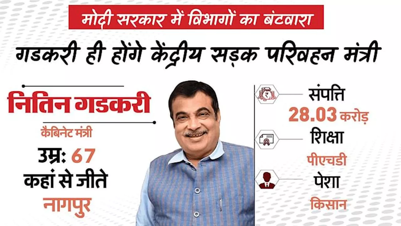 Nitin Gadkari: नितिन गडकरी लगातार तीसरी बार बने सड़क-परिवहन मंत्री, जानिए इस धाकड़ नेता के बारे में सब कुछ