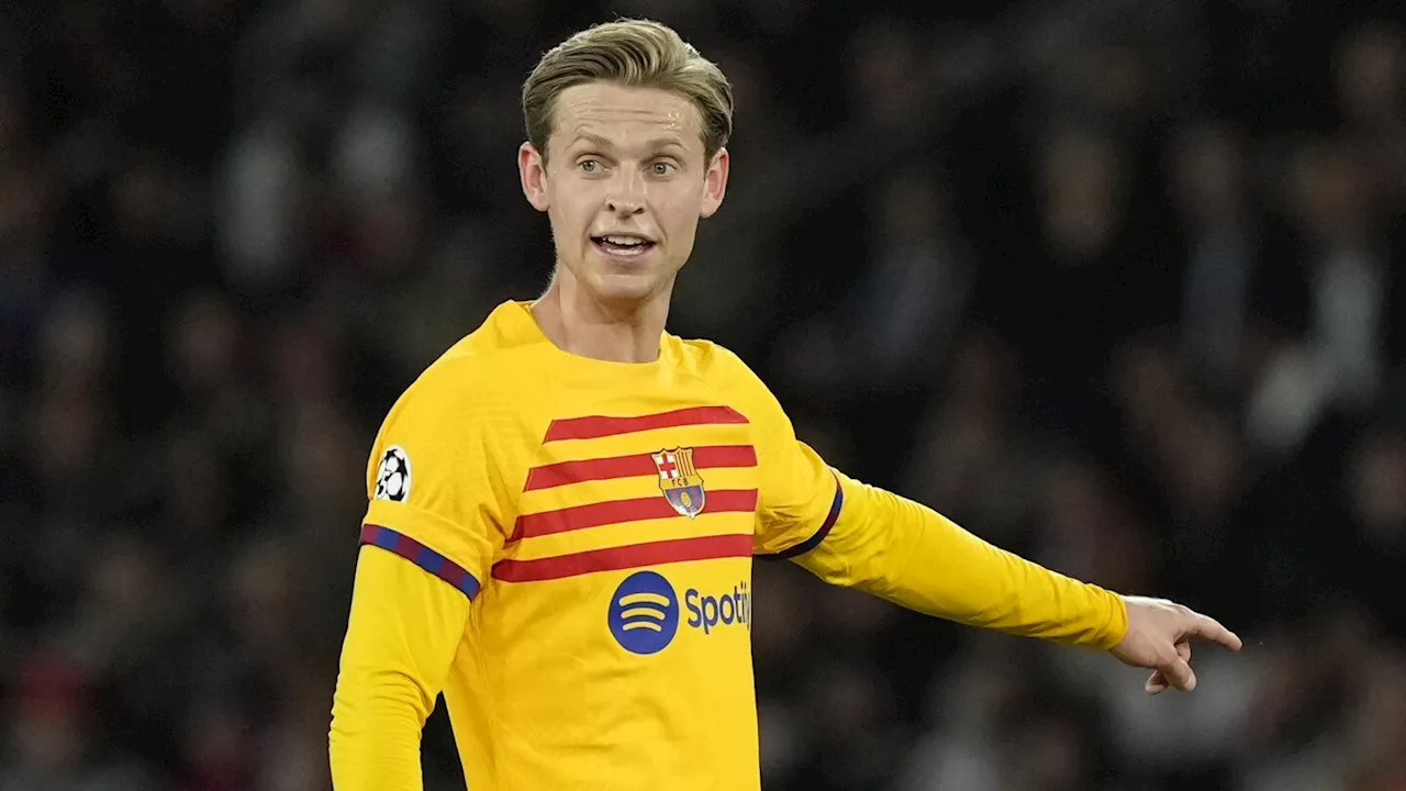 Netherlands midfielder Frenkie de Jong is ruled out of Euro 2024 by an ankle injury