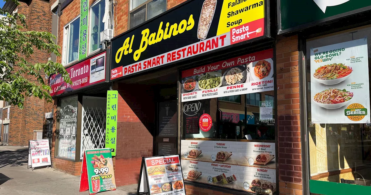 A Toronto Ali Baba's started selling pasta and changed their name to Al Babinos