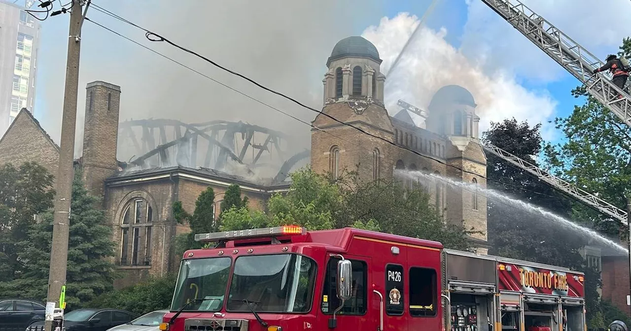 Toronto mourns loss of historic church after devastating fire destroys building