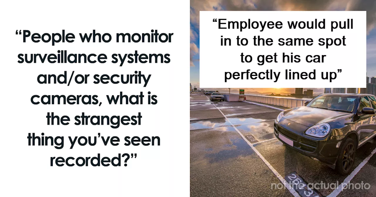 35 People Who Watch Security Cameras For A Living Reveal What Weird Things They’ve Seen