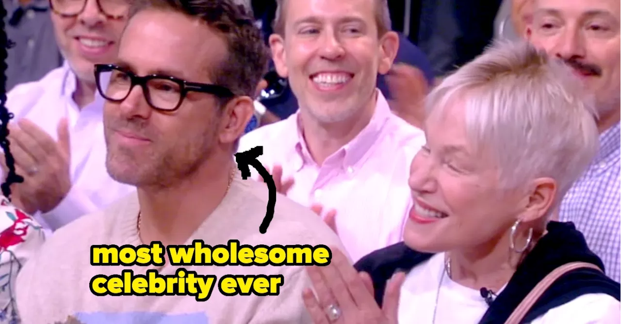 Ryan Reynolds Spotted In The Audience At The View With His Mom