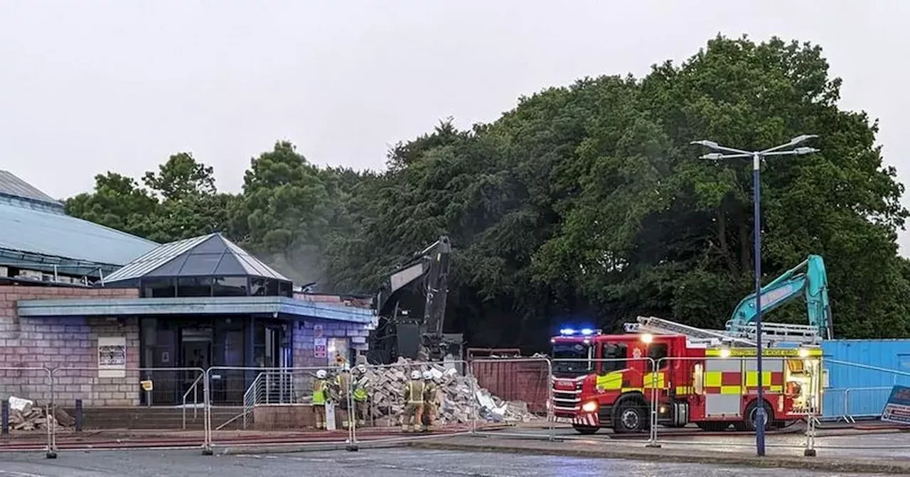 Former West Lothian swimming pool set on fire just days after demolition