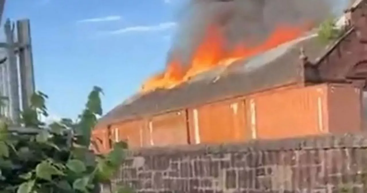 Old Scots school completely destroyed after massive fire