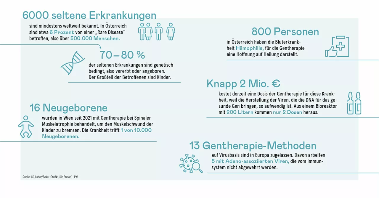 Viren liefern gesunde DNA in kranke Zellen