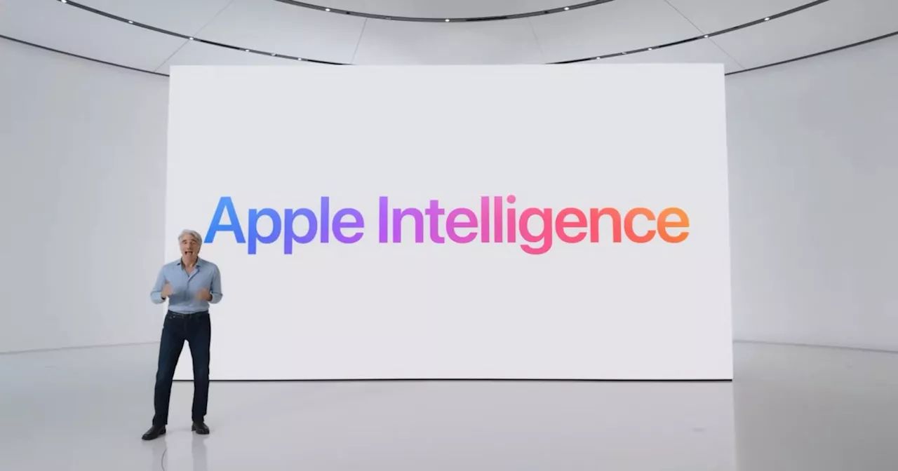 Apple Intelligence “draws on your personal context to give you intelligence”