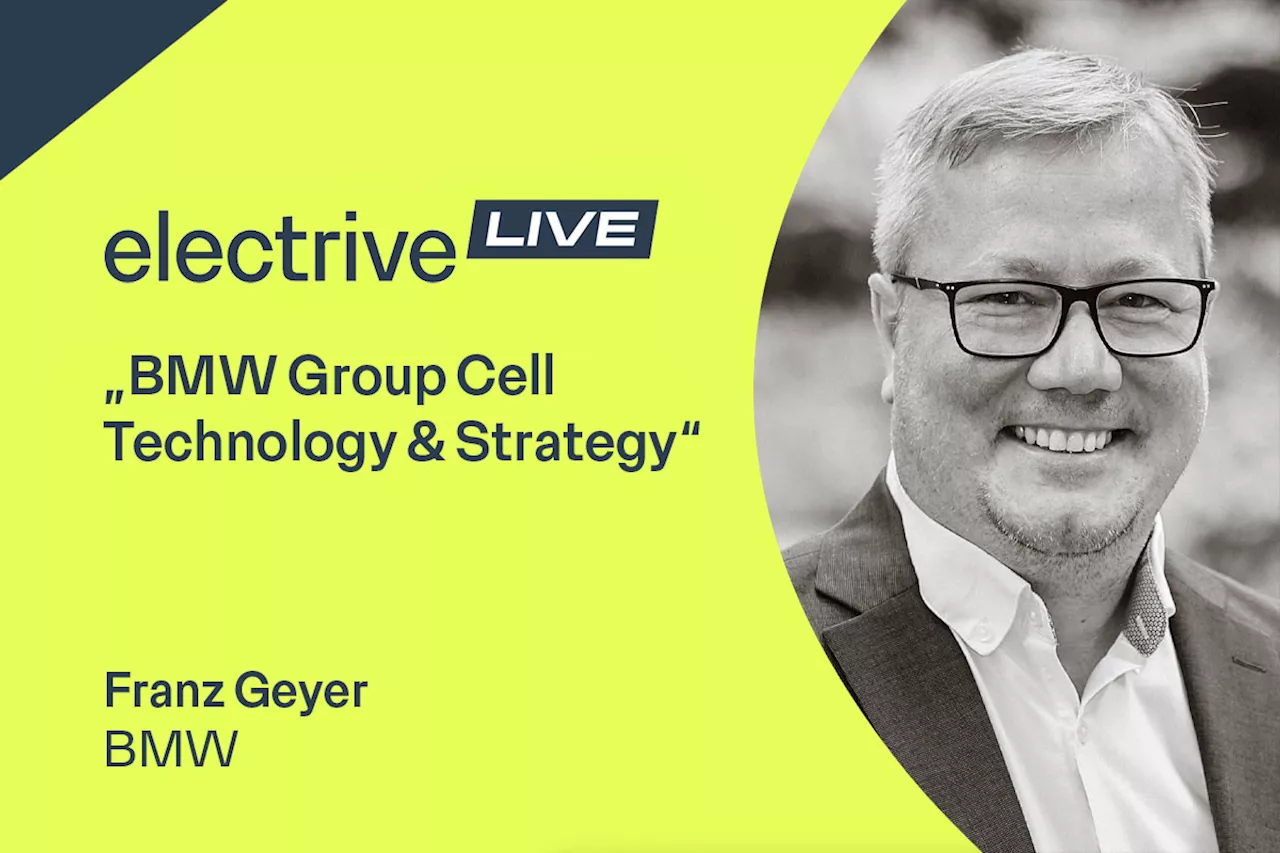 „BMW Group Cell Technology & Strategy“ – Franz Geyer von BMW