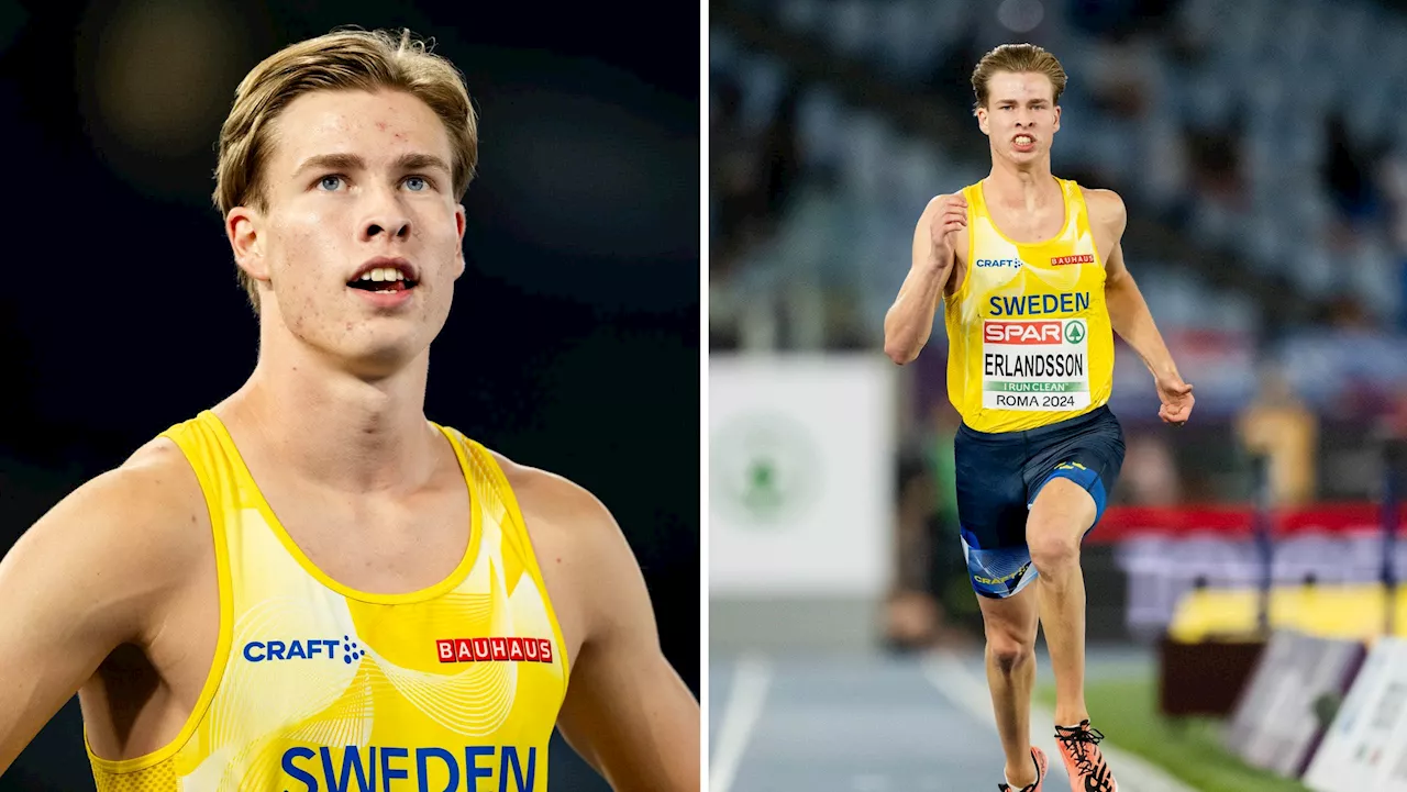 Erik Erlandsson fyra i finalen på 200 meter