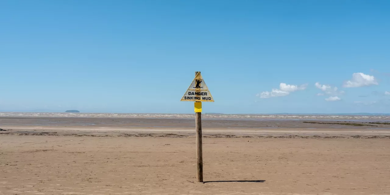 'Konnte Boden nicht mehr fühlen“: Frau sinkt am Strand in Treibsand ein