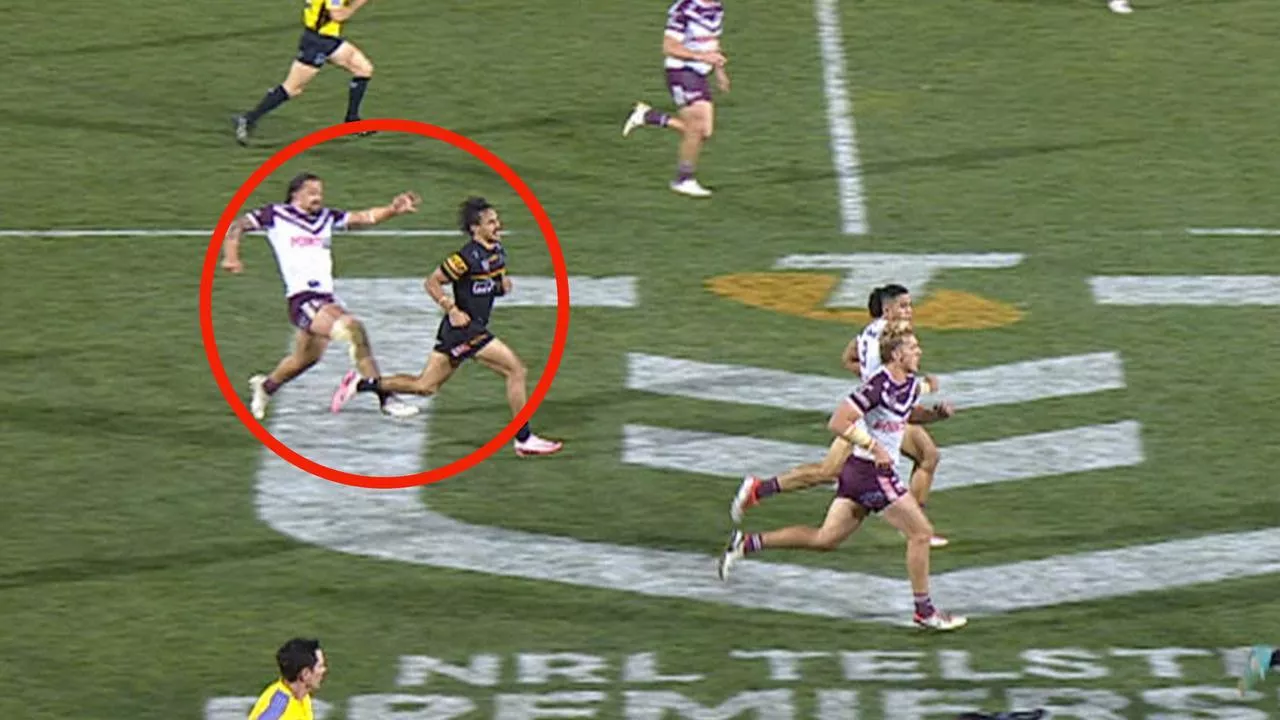 Manly star cops two-game ban for ugly tripping act in fiery Panthers loss