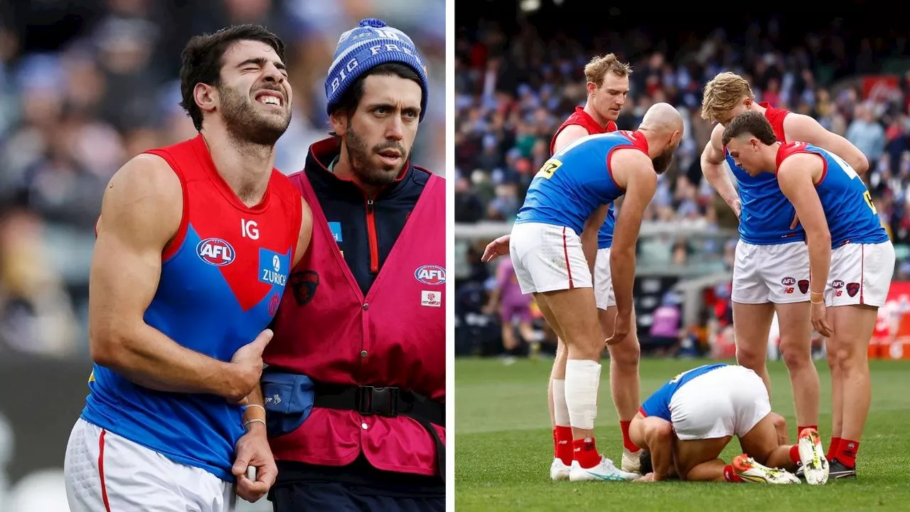 ‘Their season walking off’: Dees nightmare as star hospitalised