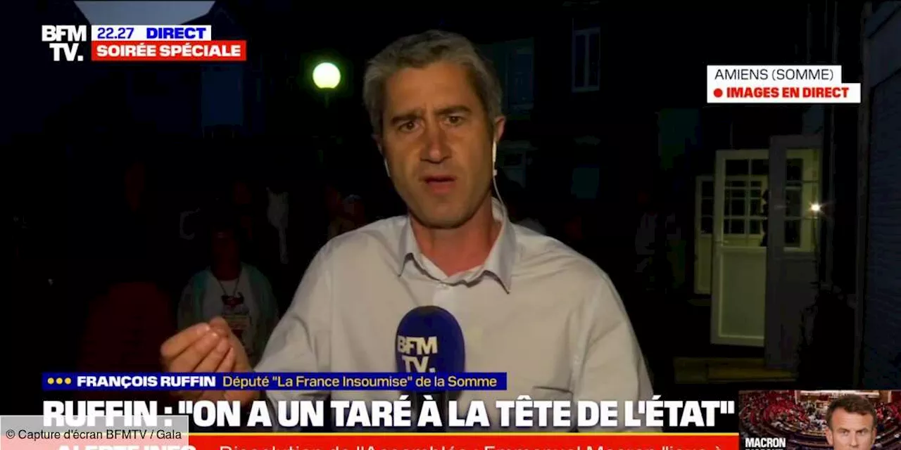 “Un taré” : François Ruffin étrille Emmanuel Macron, Benjamin Duhamel choqué