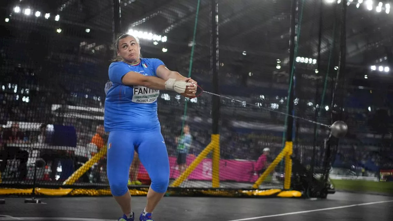 Sara Fantini, sei fortissima! L'azzurra vince l'oro nel lancio del martello