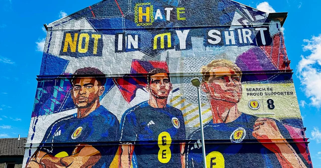 New Glasgow mural honouring Scotland's Euro heroes unveiled in east end