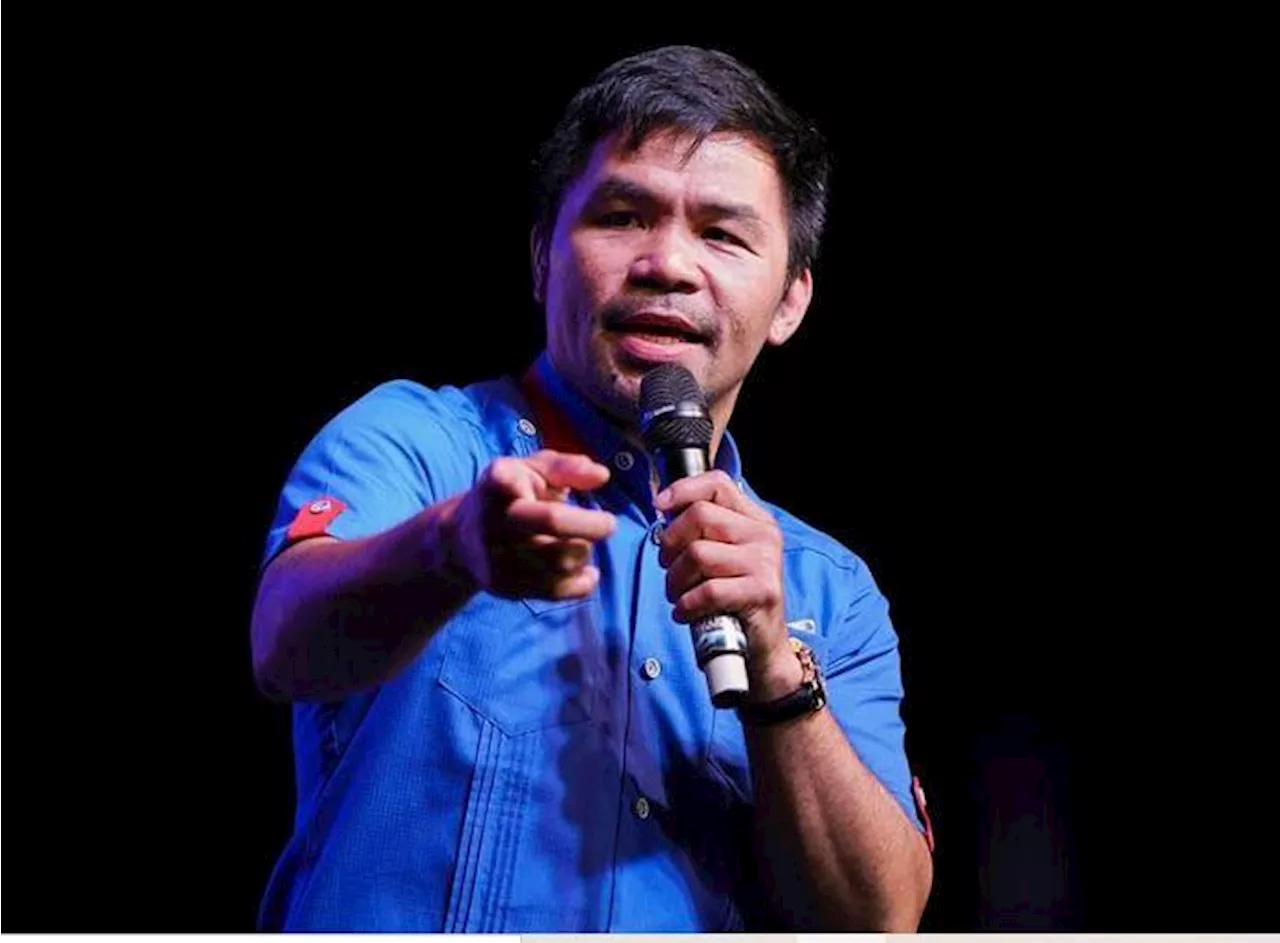 Pacquiao in talks over comeback but title fight 'far away'