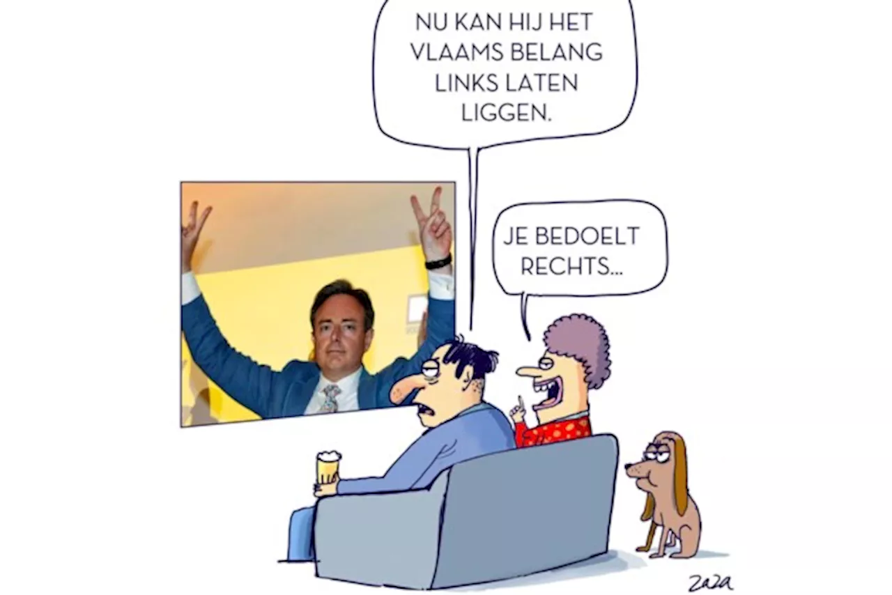 Onze cartoon van de dag, gemaakt door Zaza