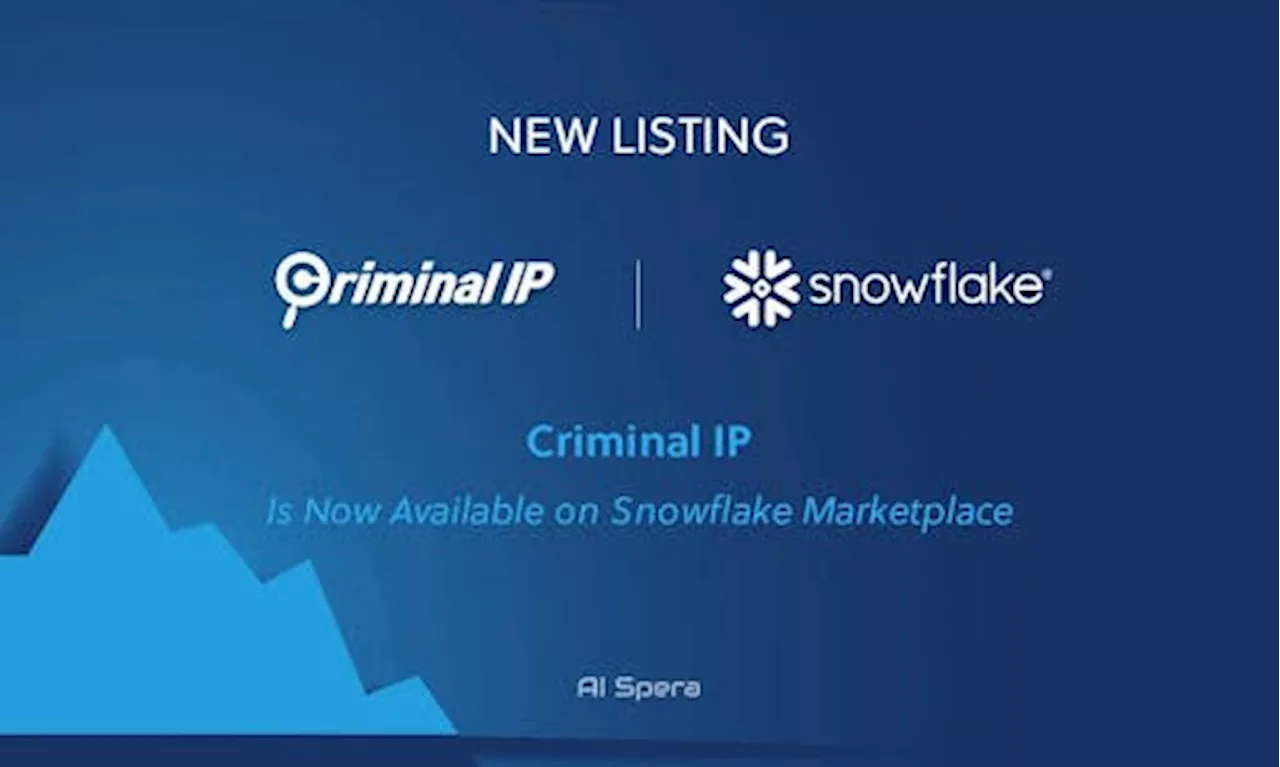 Criminal IP Unveils Innovative Fraud Detection Data Products On Snowflake Marketplace