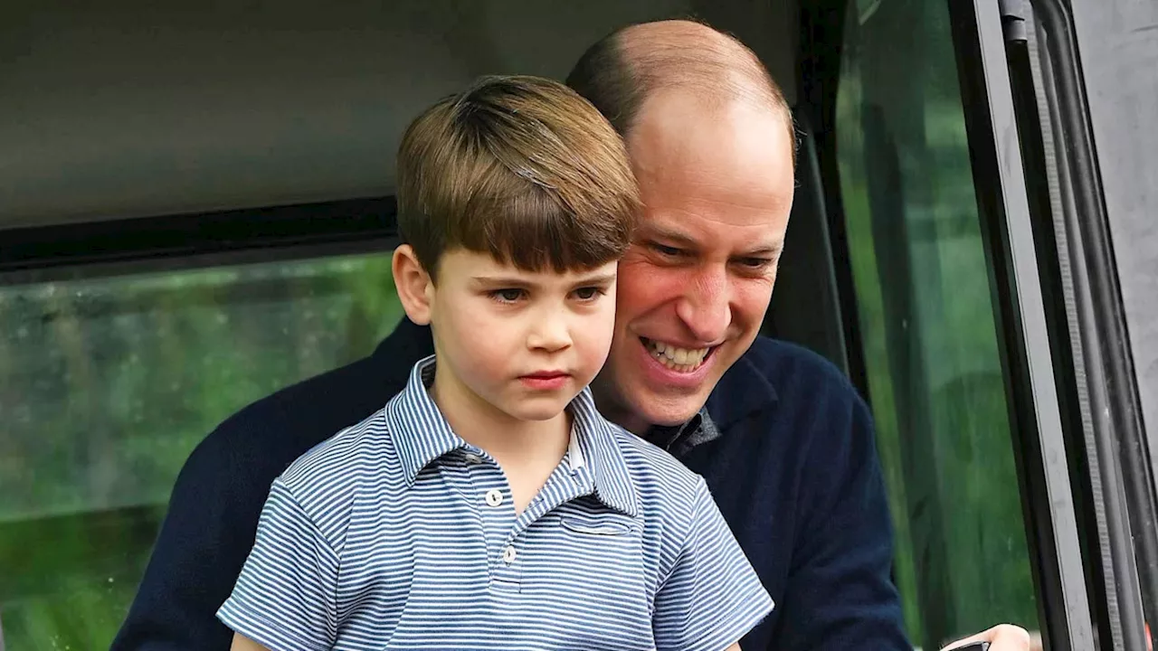 Prince William reveals cheeky advice Prince Louis shared with him on school run