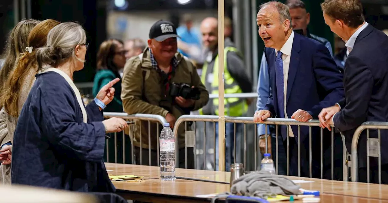 Count centre latest as Tánaiste dismisses calls for early general election