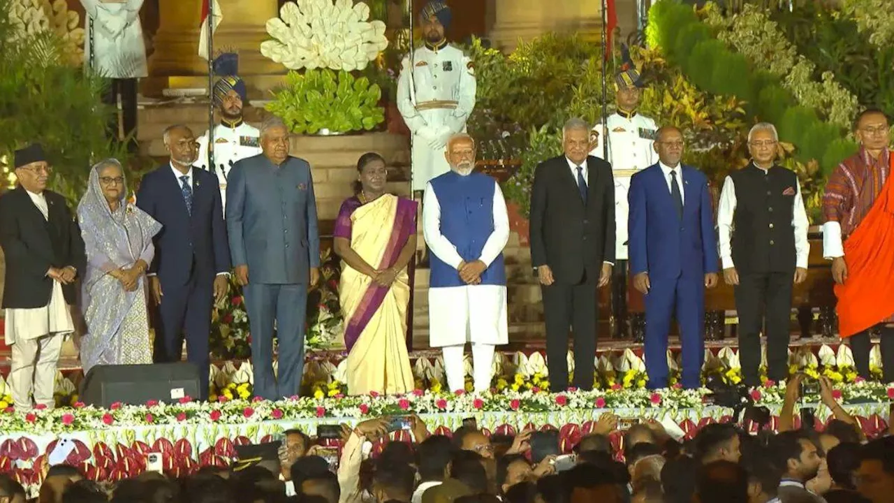 PM Modi Oath Ceremony: पड़ोसी देशों के शीर्ष सात नेता शपथ ग्रहण समारोह में हुए शामिल, जानिए कौन हैं विदेशी मेहमान