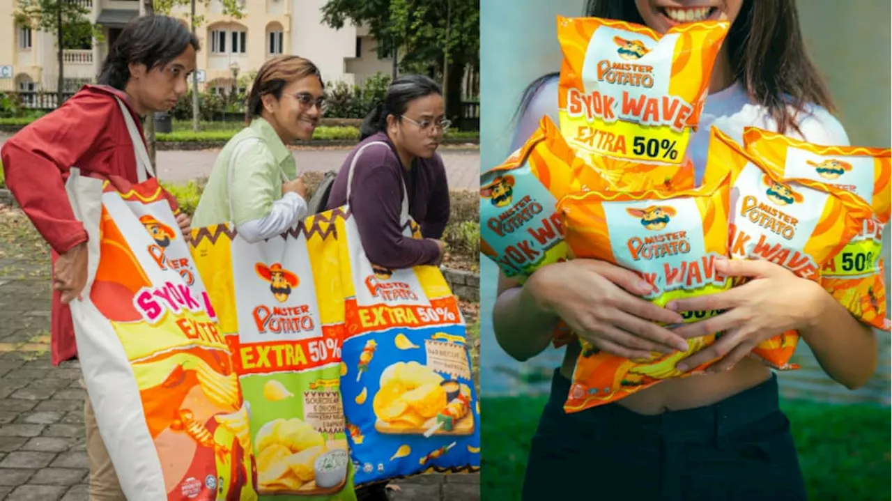 Local YouTubers Cause A Stir With Giant Chip Bags Outside Sunway Uni