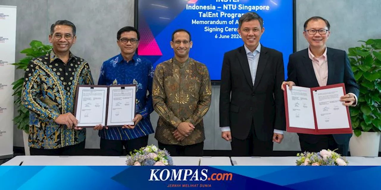 Kemendikbud Buka Program Beasiswa ke NTU Singapura, Catat Tanggalnya