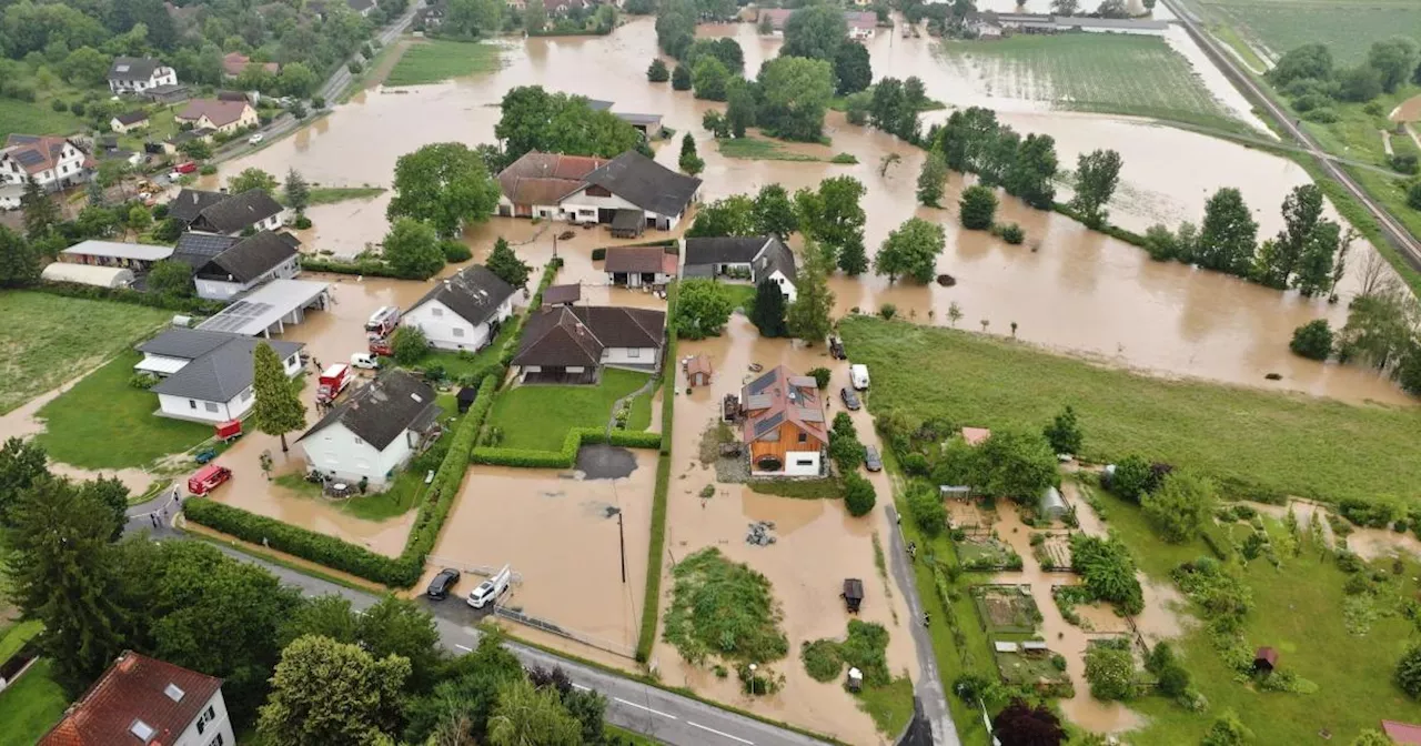 Muren, Überschwemmungen: Erneut gingen schwere Unwetter nieder