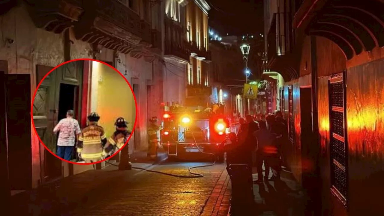 Corto circuito en bar Grill desata incendio en Guanajuato