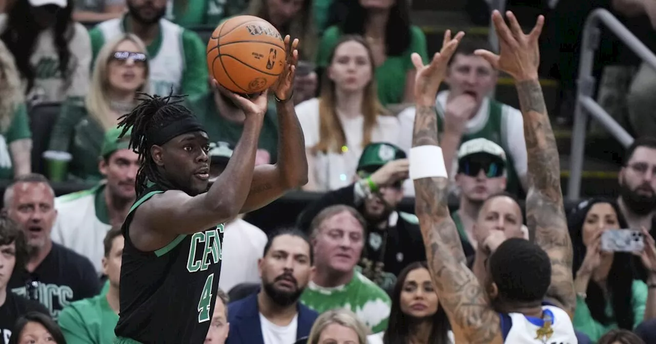 NBA Finals: Jrue Holiday helps power Celtics past Mavericks for 2-0 series lead