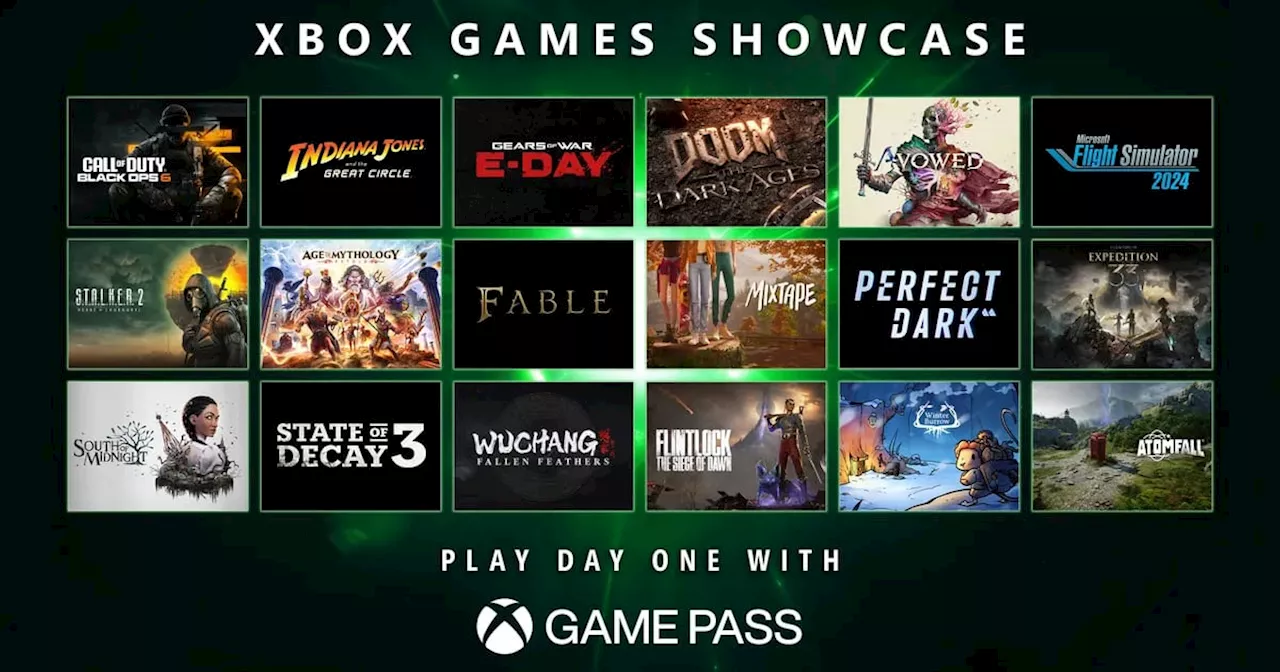 Un festival de videojuegos: todos los anuncios de Xbox Game Showcase 2024