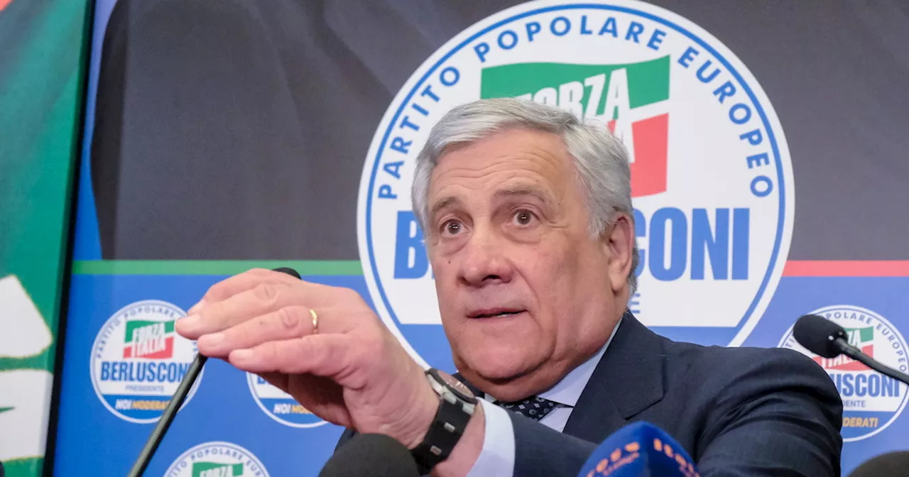 Europee 2024, Antonio Tajani: &#034;Non ci fermiamo, l&#039;obiettivo ora è il 20%&#034;