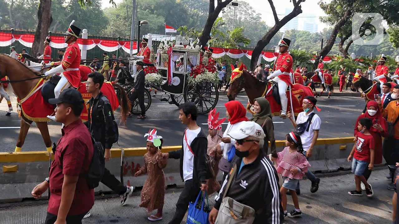 Jelang HUT ke-79 RI, Bendera Pusaka Akan Dikirab dari Monas ke IKN Lewat Ini