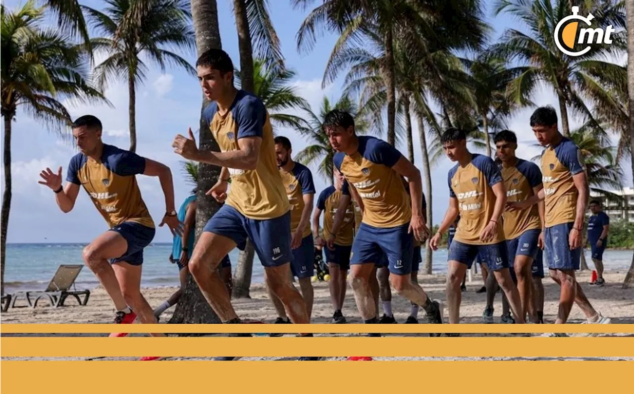 Pumas comenzó su pretemporada en Playa del Carmen