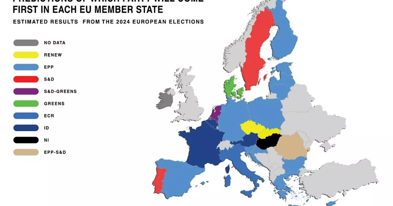 Map shows scale of rise of far-right across Europe after EU elections