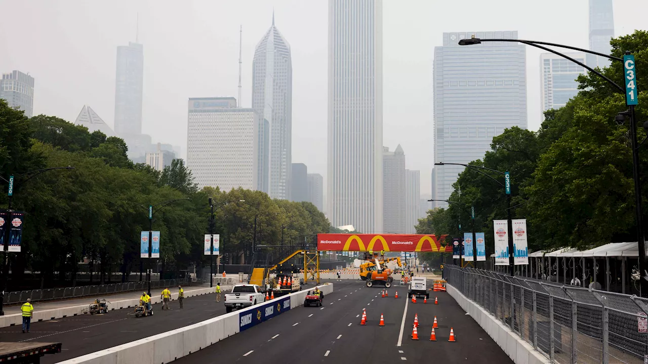 NASCAR Chicago street closures near Grant Park begin Monday