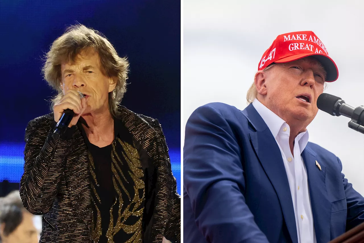 Mick Jagger Appears to Mock Donald Trump During Concert