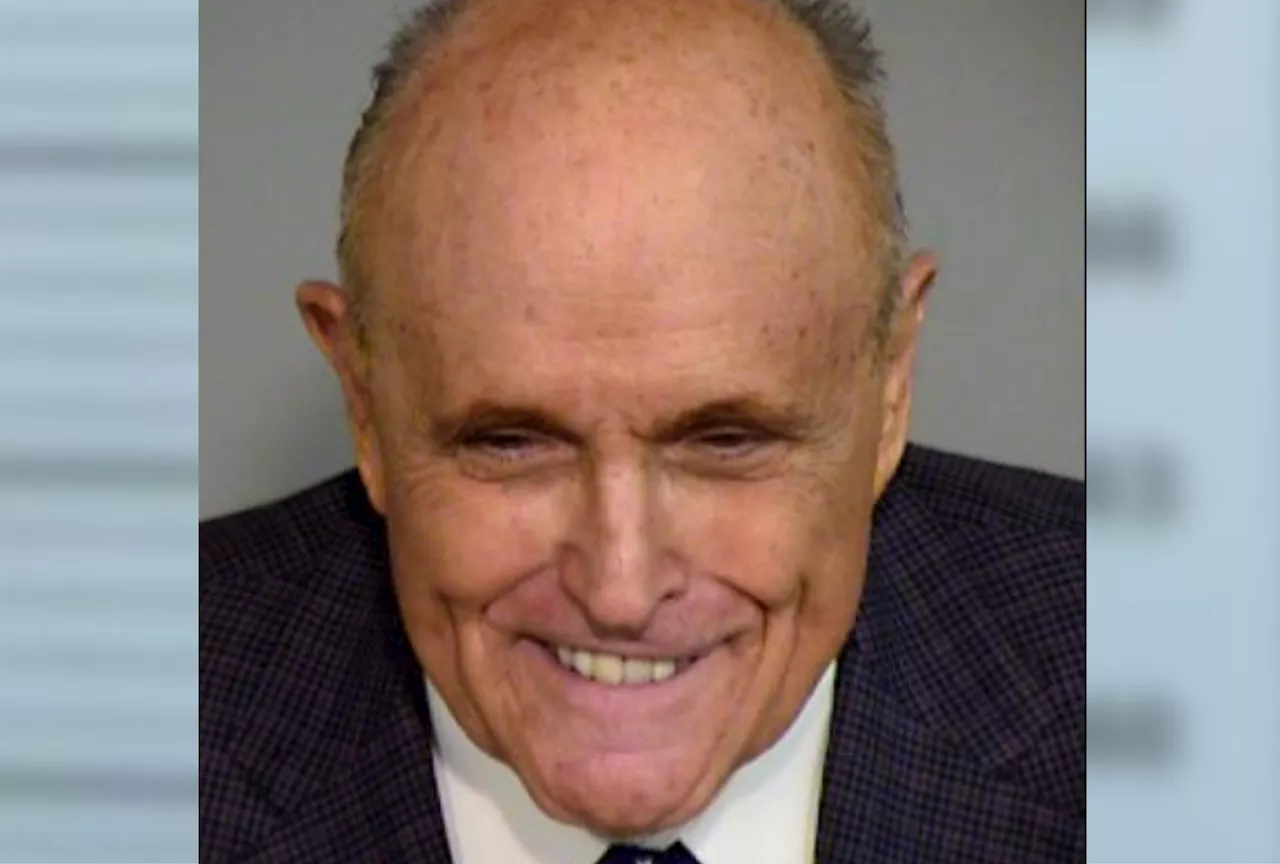 Rudy Giuliani's New Mugshot Sparks Wave of Jokes, Memes