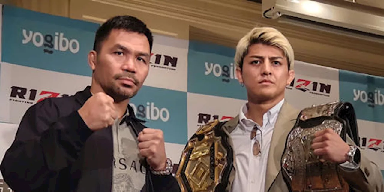 【RIZIN】パッキャオ「ボクシング学ばせる」鈴木千裕「MMA選手のパンチは当てられる」