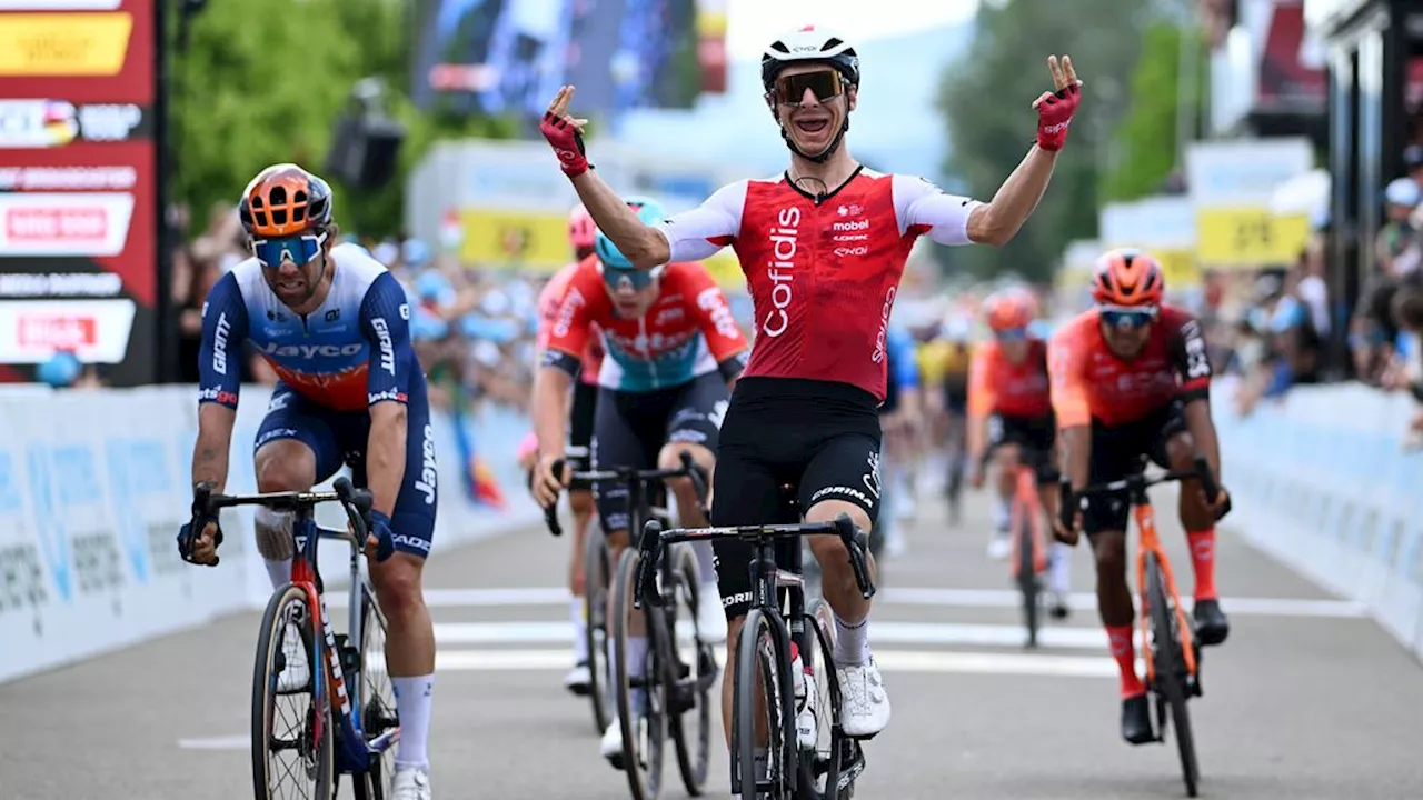 Materiaalpech nekt De Lie in Ronde van Zwitserland, Coquard wint tweede etappe