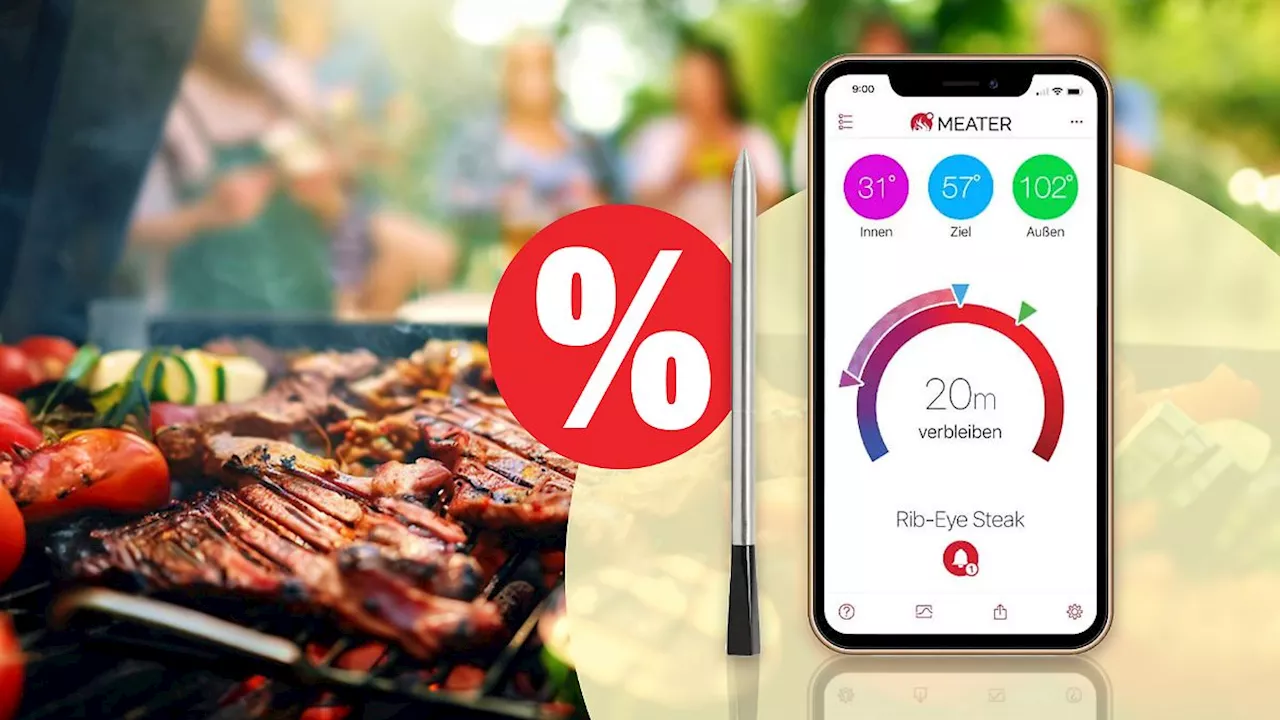 Smartes Fleischthermometer zum Bestpreis: Meater Plus unter 65 Euro