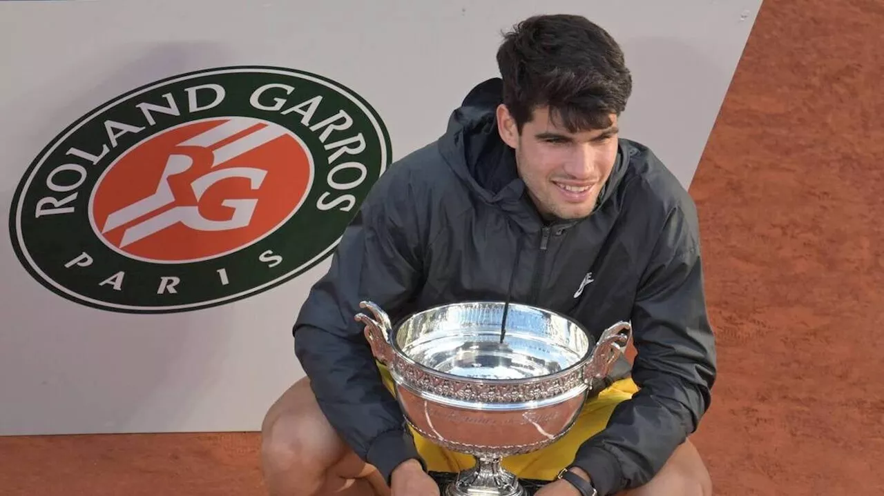 Roland-Garros. Vainqueur à Paris, Carlos Alcaraz bat un record détenu par Rafael Nadal