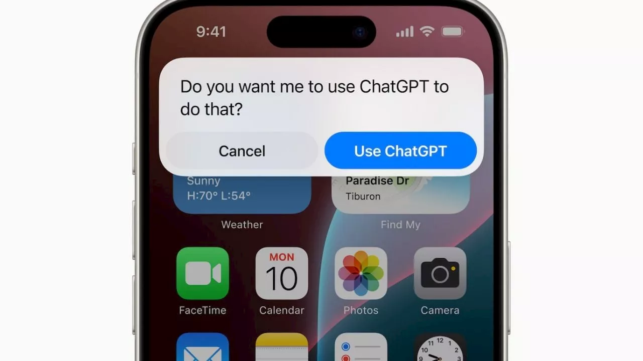 Apple lanza su sistema de Inteligencia Artificial y ChatGPT se integra a Siri; así funcionan (Video)