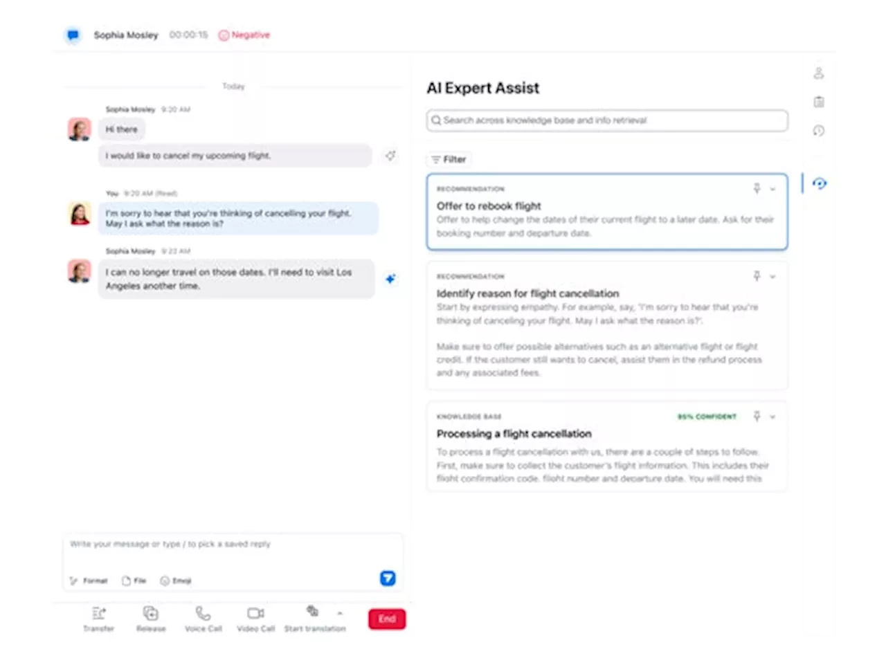 Zoom Contact Center に AI Expert Assist の新 AI 機能を導入