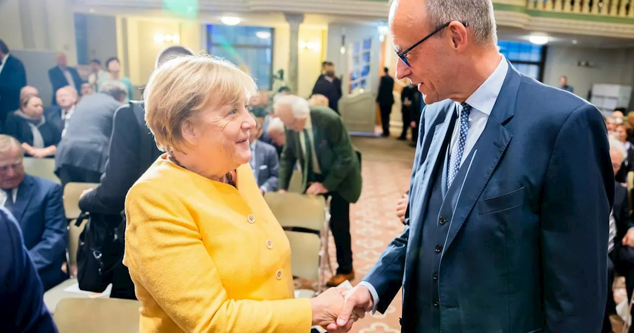 Merz kündigt Empfang zum 70. Geburtstag von Merkel an​