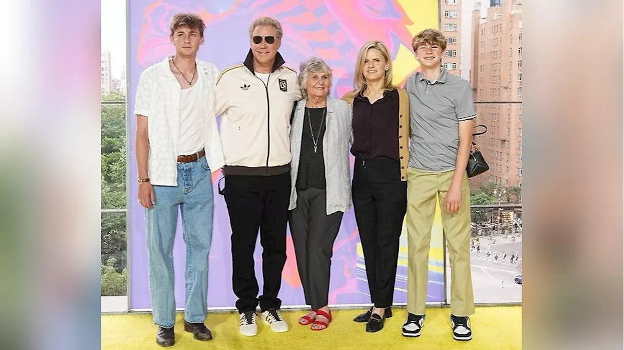 Will Ferrell feiert Filmpremiere mit seiner Familie