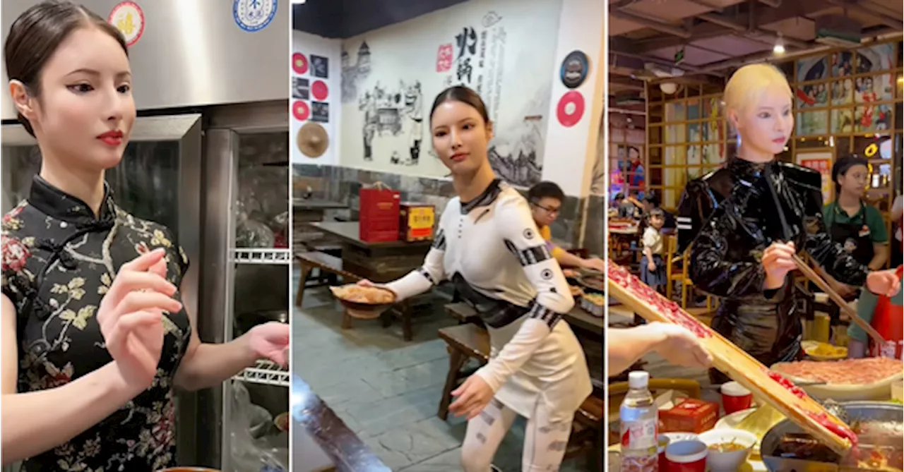 Hot Pot Owner's Realistic Robotic Movements Make It Hard To Tell If She's Real Or Fake