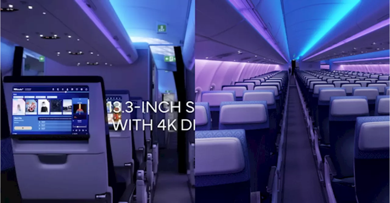 Malaysia Airlines' New A330neo Will Feature 13.3-Inch 4K Displays In Economy